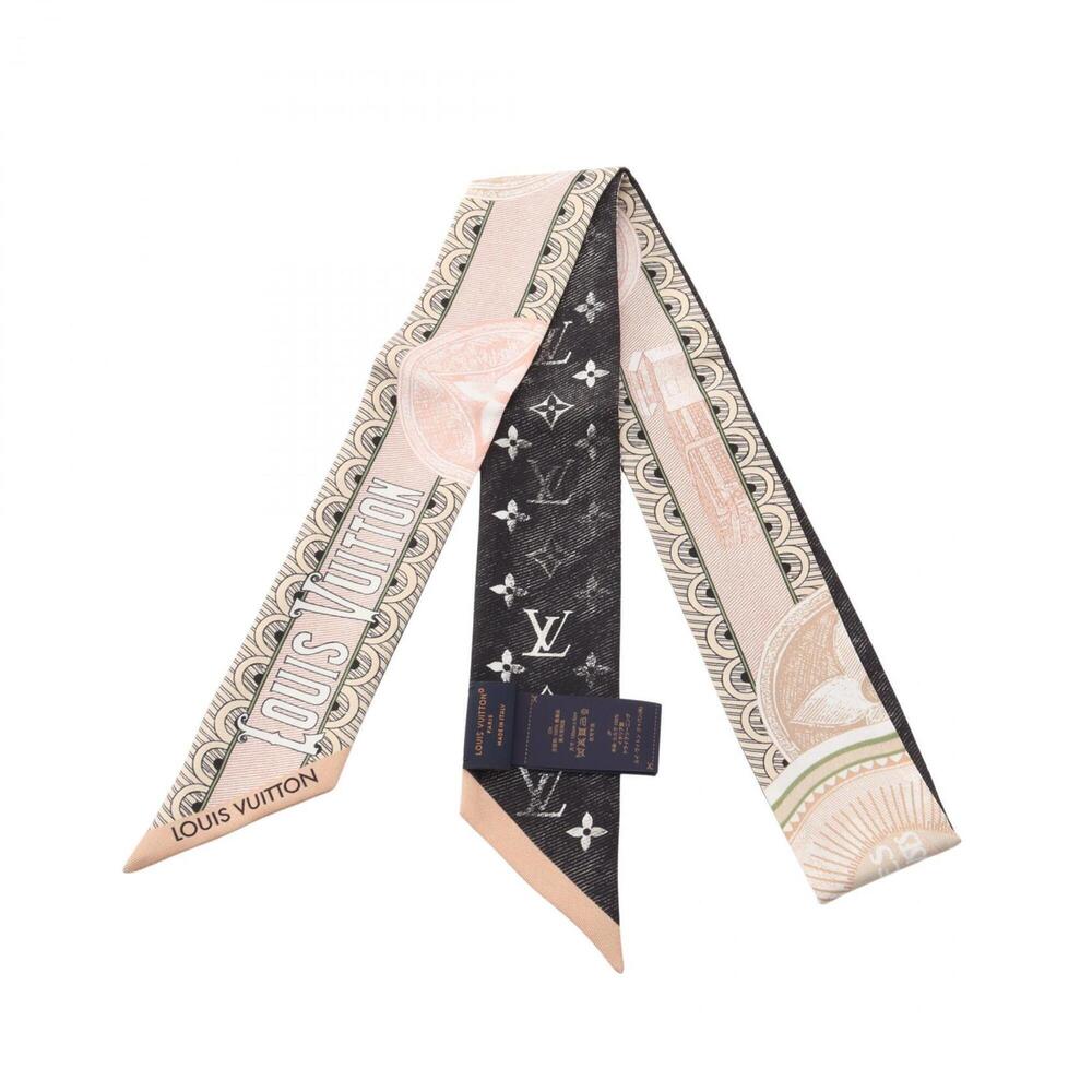 Louis Vuitton Bandeau BB Malle Merveilleuse Scarf/Muffler, Silk, Women's, Bei...